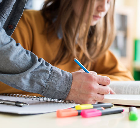 Teacher Helping a Student
